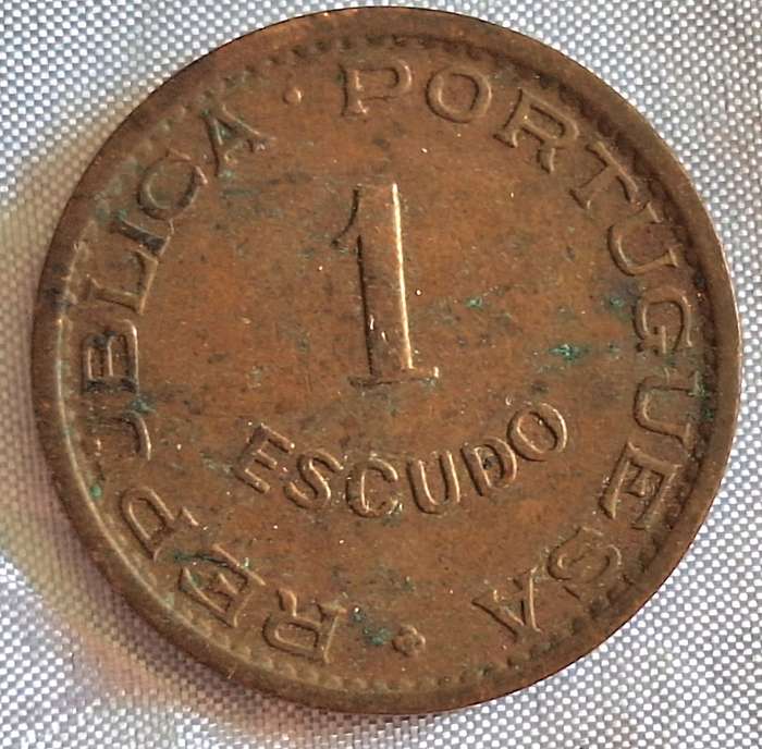 Mozambique 1965 1 Escudo Bronze
