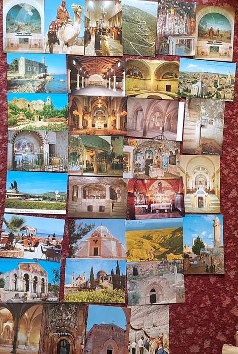 32 Unused Post Cards of The Holy Land