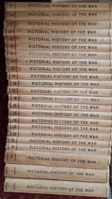 Hutchinson's Pictorial History of the War Bound in 23 Volumes