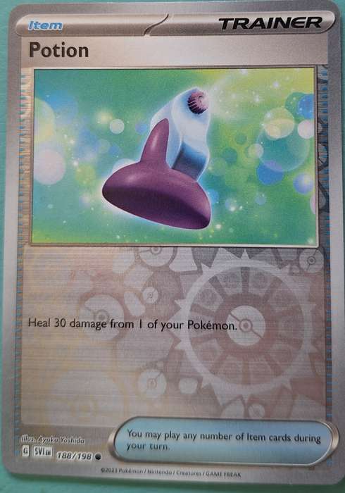 Pokemon 2023 188/198 Potion Reverse Holo