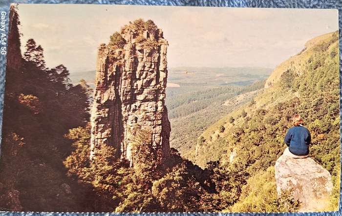 SAR Travel Bureau  Post Card of The Pinnacle near Graskop, E. Tvl.