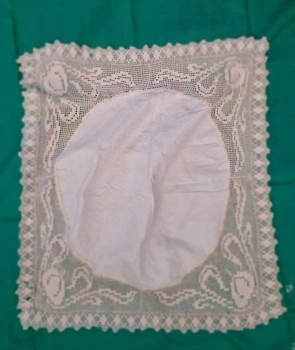 Vintage Lace Edged Table Centre
