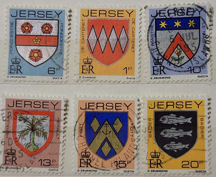 Jersey 1981 Coat of Arms 6 Used stamps