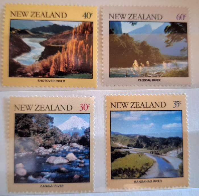 New Zealand 1981 Rivers Set of 4 Mint stamps