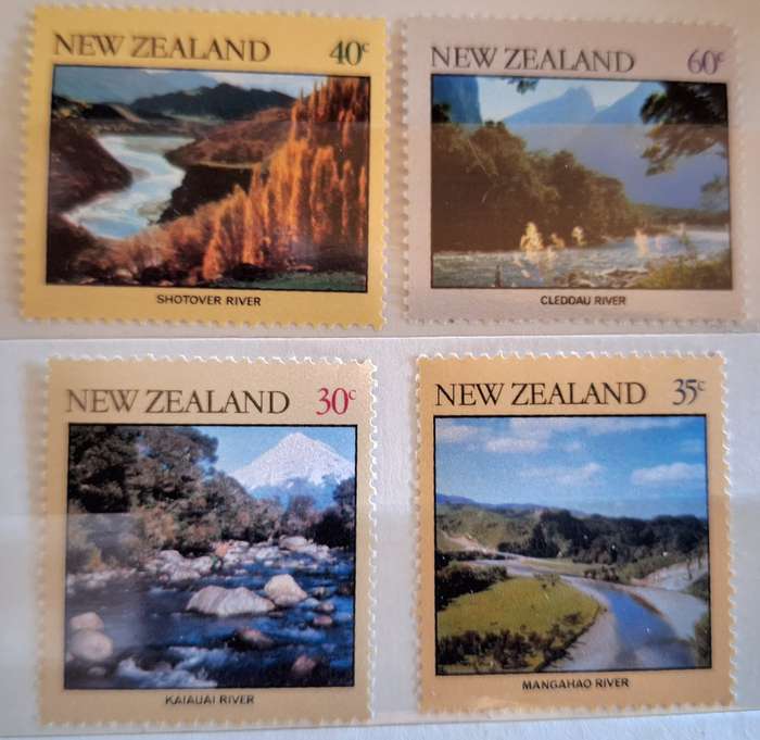 New Zealand 1981 Rivers Set of 4 Mint stamps