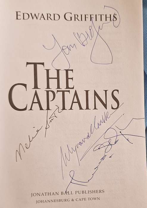 The Captains by Edward Griffiths Paperback with 7 Signatures