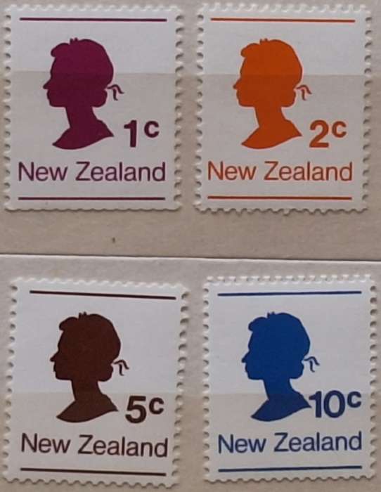 New Zealand 1978 Coil Stamps Set of 4 Mint stamps