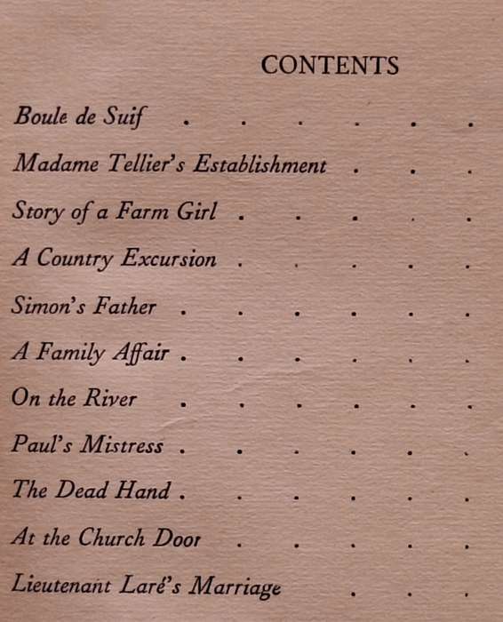 Boule de Suif and Other Stories  by Guy de Maupassant Hardcover