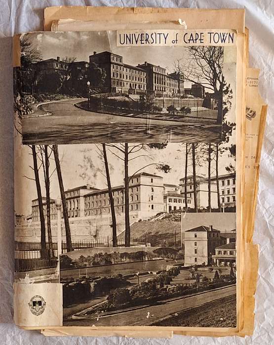 Personal Scrap Book: University of Cape Town 1936-44 Includes Union Castle and On Active Service