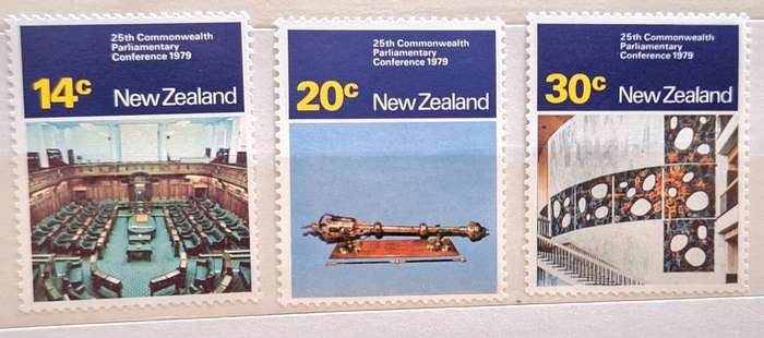 New Zealand 1979 Parliamentary Conference Set of 3 Mint stamps
