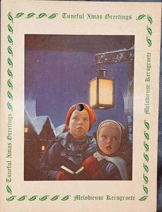 Tuneful Christmas Greetings: Silent Night (Flexi-disc, 78 RPM, Shape, S/Sided)