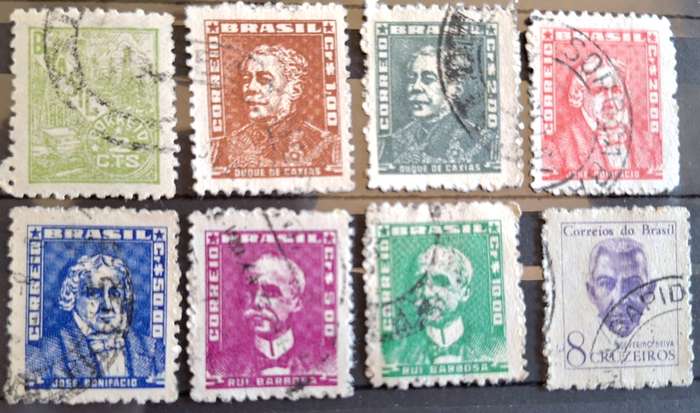 Brazil Mixed Lot of 8 Used stamps