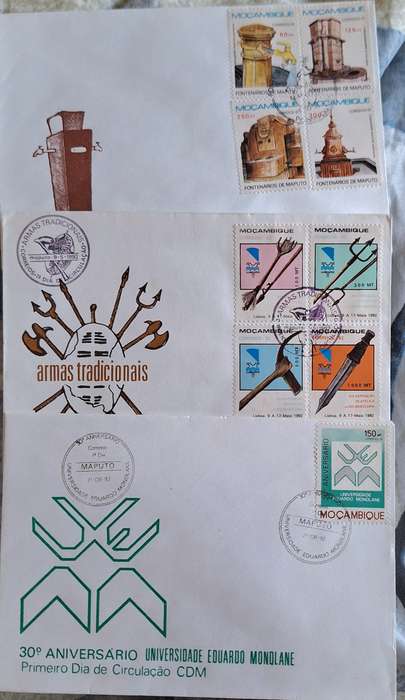 Mozambique Mixed Lot 3 FDCs