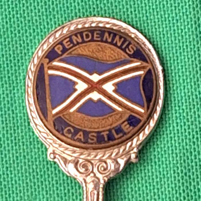 Vintage Union Castle Line Pendennis Castle Teaspoon