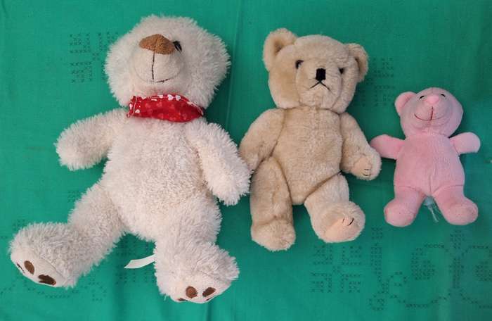 3 Soft Toys Bears