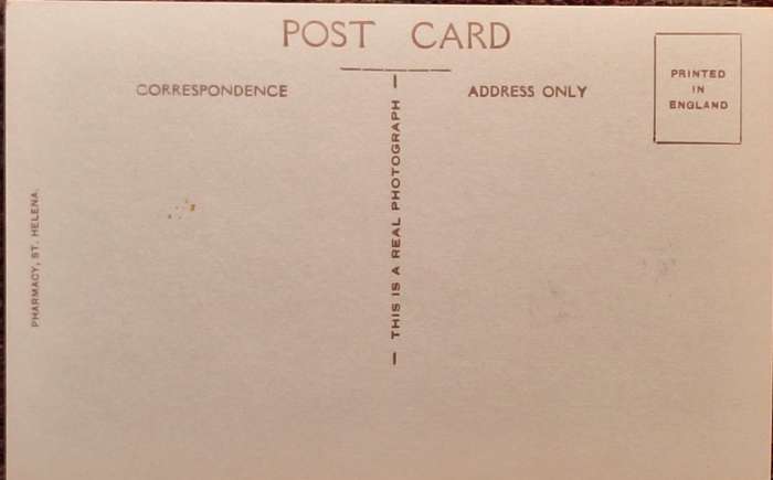 Vintage Post Card Longwood Old House, Deathplace of Napoleon, St. Helena