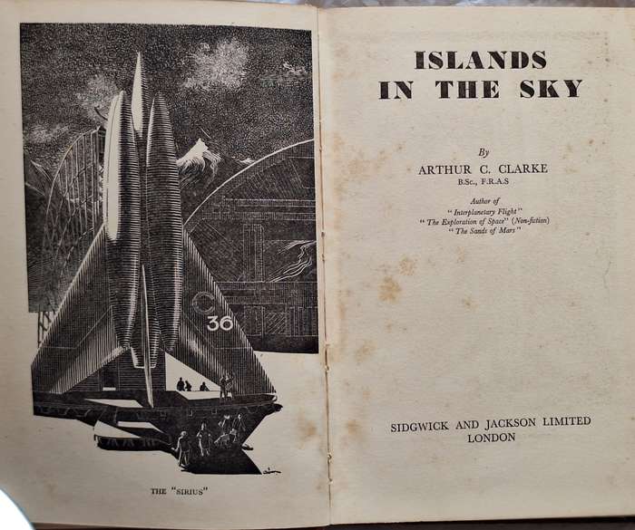 Islands in the Sky by Arthur C Clarke Hardcover