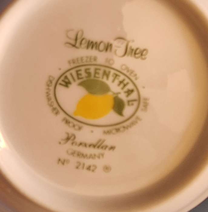 Wiesenthal Bowl Lemon Tree
