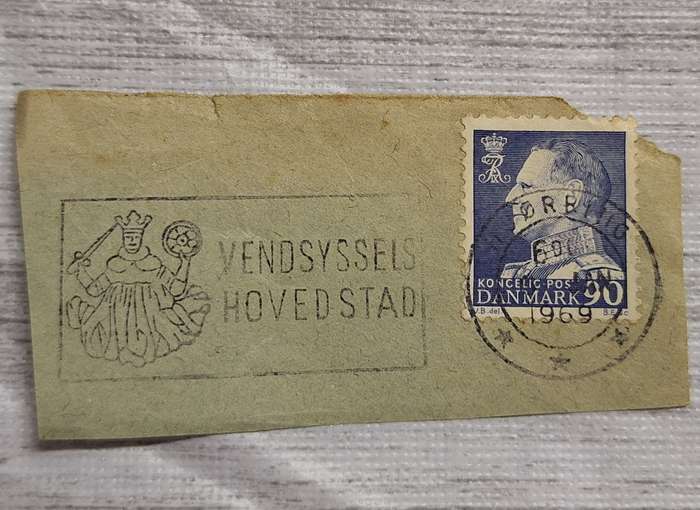 Denmark 1969 Vendsyssels Hovedstad Postmark