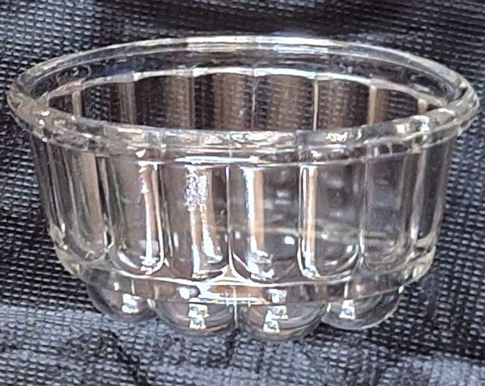 Small Vintage Oval Glass Jelly Mould