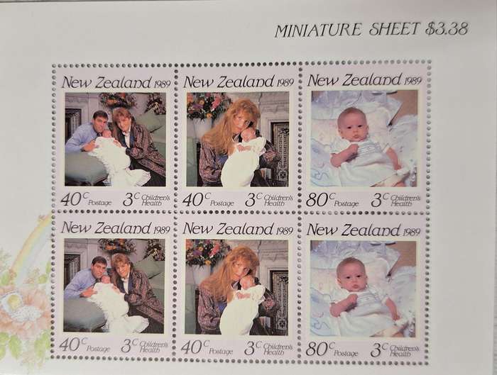 New Zealand 1989 Health Issue Mint Miniature Sheet