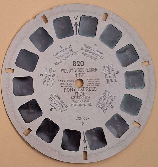 View-Master Reel 820 Woody Woodpecker: Pony Express Ride
