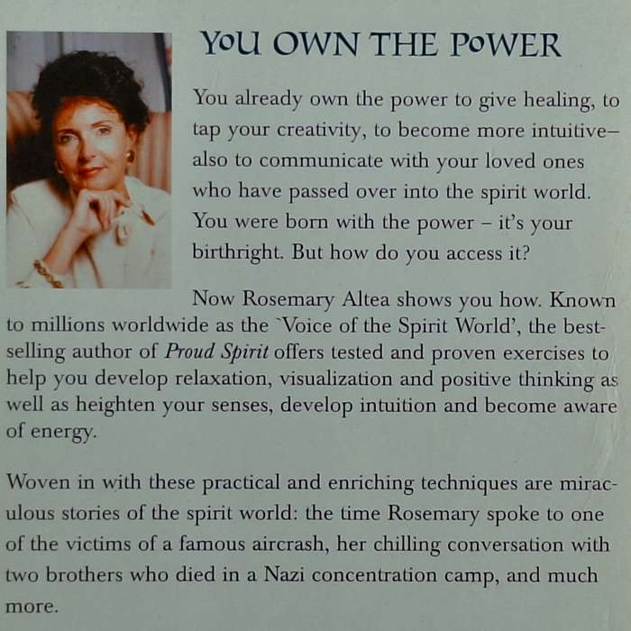 You Own the Power by Rosemary Altea Paperbackzz