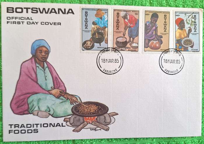 Botswana 1985 Traditional Foods FDC