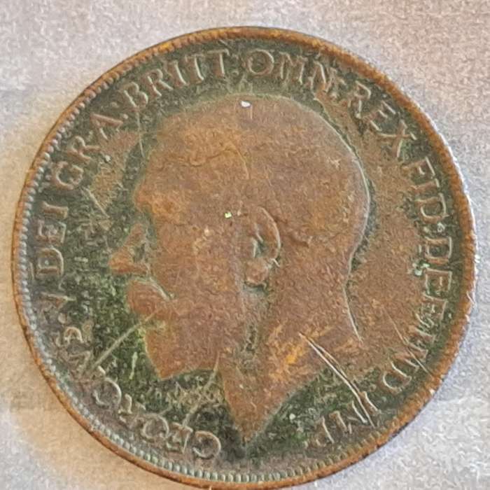 GB 1912 George V One Penny Bronze