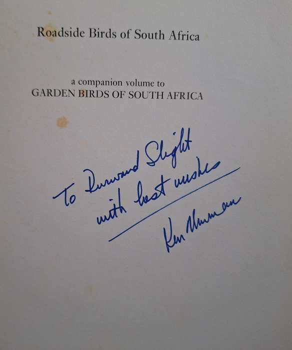 Roadside Birds of South Africa by Kenneth Newman Hardcover 1969 SIGNED