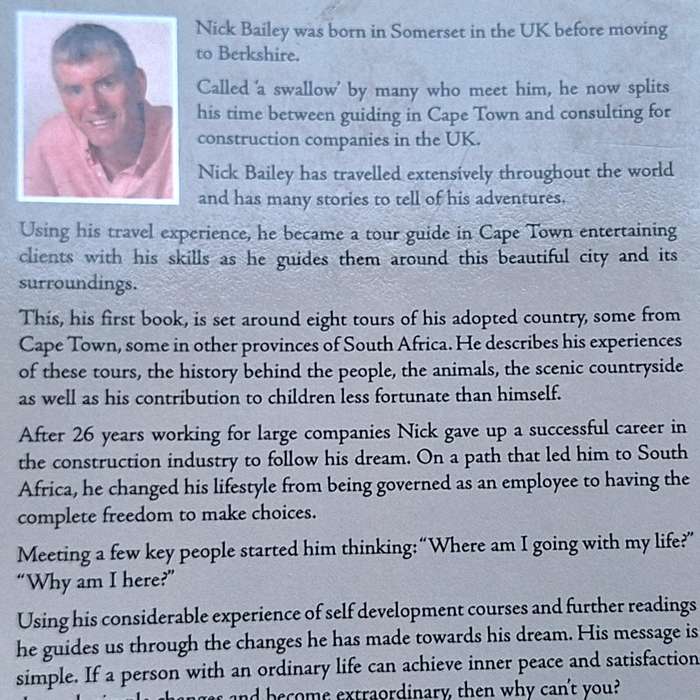 Touching the Brake by Nick Bailey Paperback SIGNED