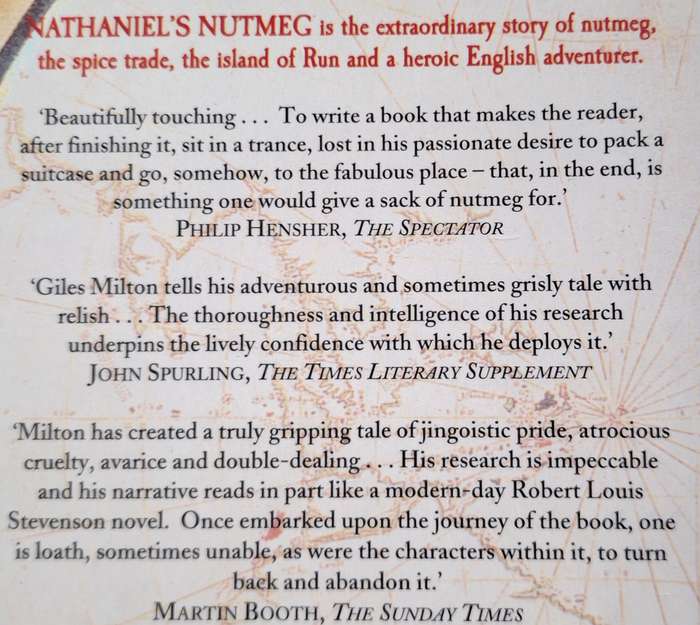 Nathaniel's Nutmeg by Giles Milton Paperback