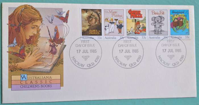 Australia 1985 Classis Children's Books FDC