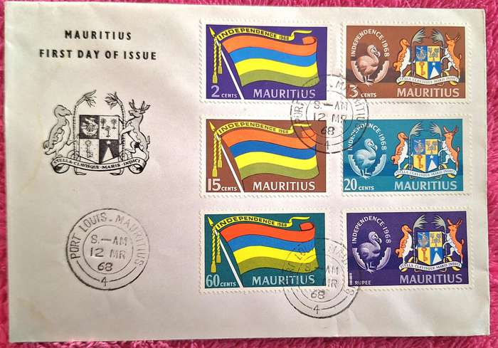 Mauritius 1968 Independence FDC Port Louis