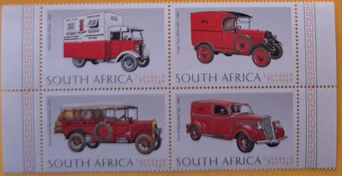 South Africa 1999 125 Years of UPU Block of 4 Mint stamps and FDC 6.94
