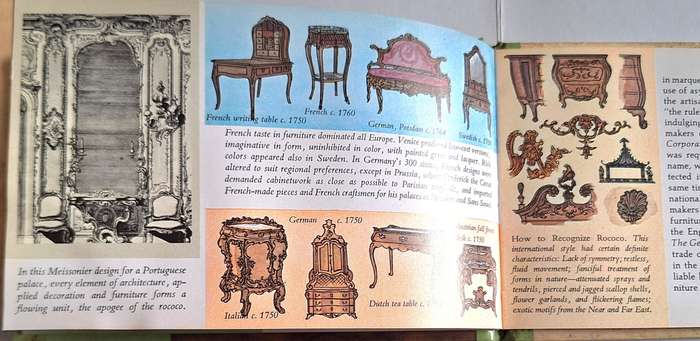 The Odyssey Library: Great Furniture Styles 1660-1830 by Donald D MacMillan Small Hardcover
