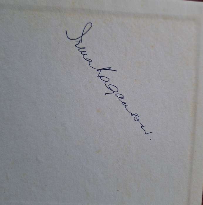 Memoirs of a Pioneer in the Fish Canning Industry of S A by Bertha Silverman Hardcover 1956 SIGNED
