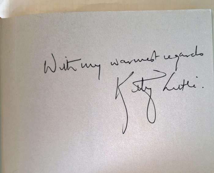 Kitty Little's Book of Herbal Beauty Hardcover 1980 SIGNED