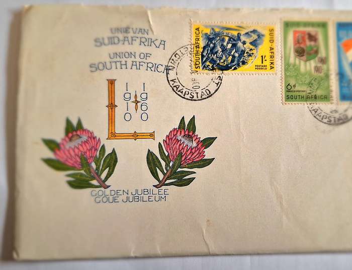 Union of South Africa 1960 Golden Jubilee FDC