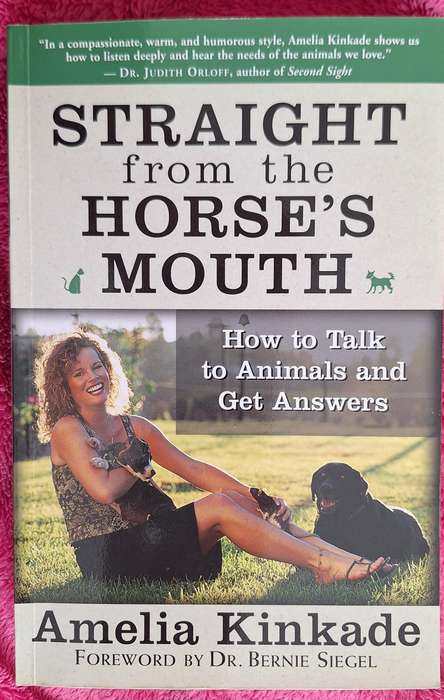 Straight from the Horse's Mouth by Amelia Kinkade Paperback AUTHOR INSCRIPTION