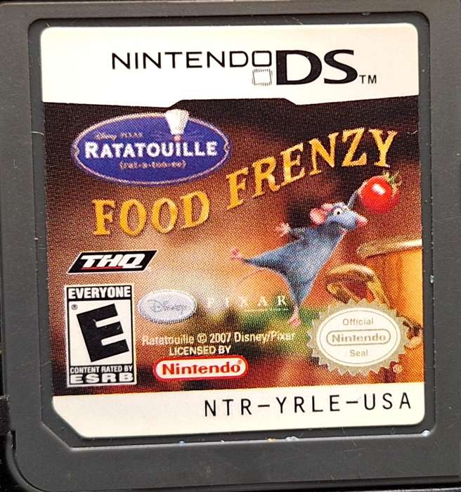 Nintendo DS Ratatoulie Food Frenzy NTR-YRLE-USA Without Game Cover
