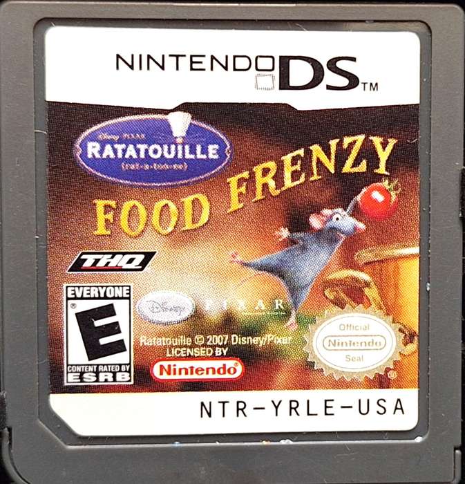 Nintendo DS Ratatoulie Food Frenzy NTR-YRLE-USA Without Game Cover