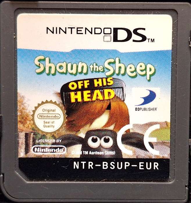 Nintendo DS Shaun the Sheep: Off his head NTR-BSUP-EUR Without Game Cover