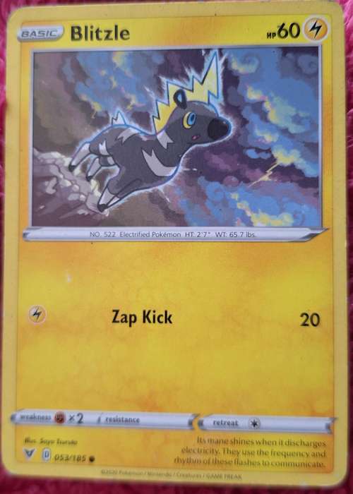 Pokemon 2020 Vivid Voltage 053/185 Blitzle