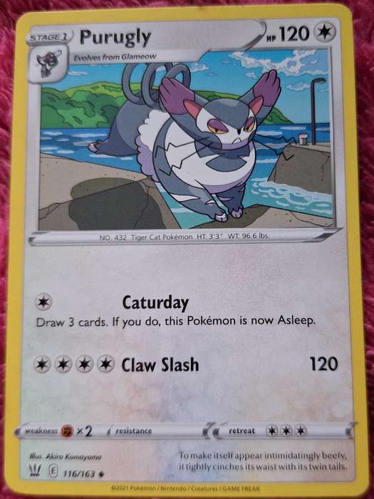 Pokemon 2021 Battle Styles 116/163 Purugly
