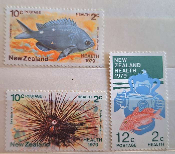 New Zealand 1979 Health Issue Set of 3 Unused Hinged stamps