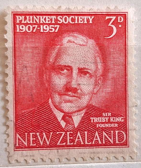 New Zealand 1957 Plunket Society 1 Used stamp