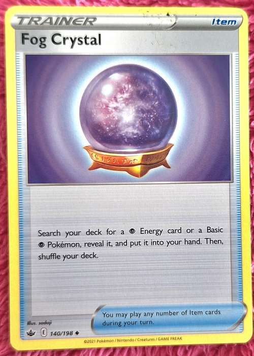 Pokemon 2021 Chilling Reign 140/198 Fog Crystal