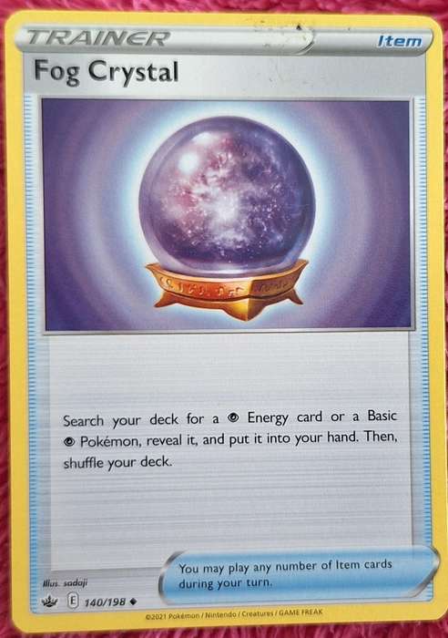 Pokemon 2021 Chilling Reign 140/198 Fog Crystal