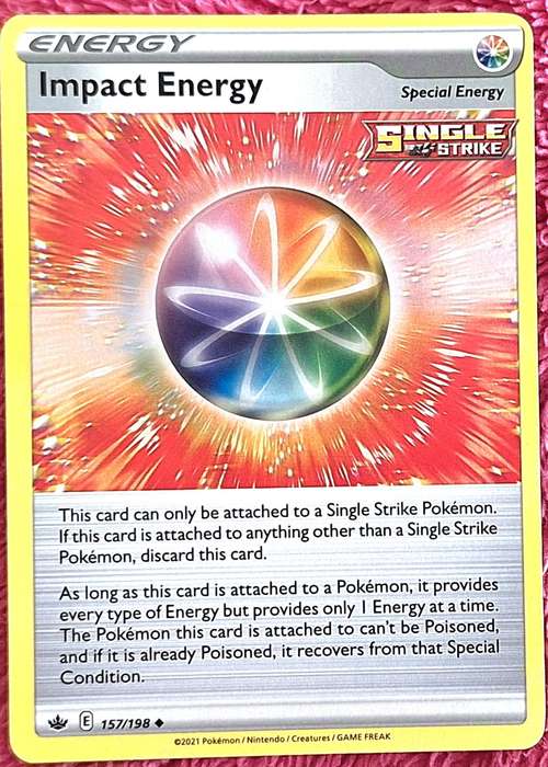 Pokemon 2021 Chilling Reign 157/198 Impact Energy
